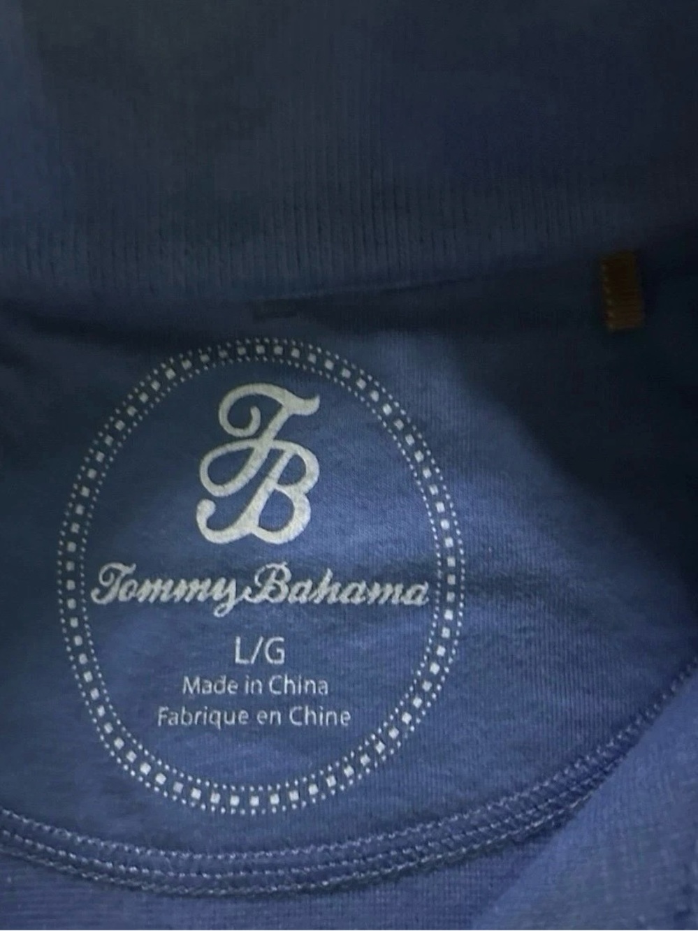 Women’s Tommy Bahama Full Zip Cotton Jacket Size Large Pockets - Picture 4 of 5